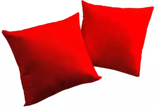 Вирт декоративная подушка "Ланштайн", чехол на подушку без наполнения, 2 шт Wirth 40х60 см, красный