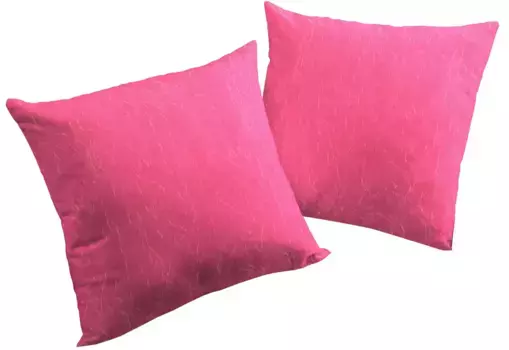 Вирт декоративная подушка "Ланштайн", чехол на подушку без наполнения, 2 шт Wirth 50х50 см, розовый