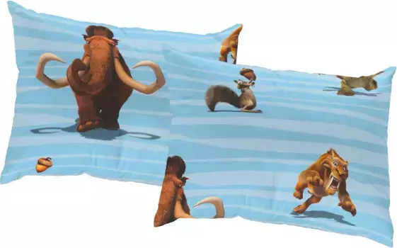 Вирт декоративная подушка "Ледниковый период", Walt Disney, чехол без наполнения, 2 шт Wirth 50х50 см, синий