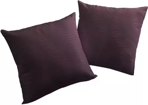 Вирт декоративная подушка "ЛУПАРА", чехол на подушку без наполнения, 2 шт Wirth 50х50 см, фиолетовый