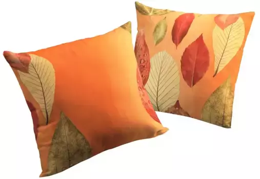 Вирт декоративная подушка "МАРЕК", чехол на подушку без наполнения, 2 шт Wirth 40х40 см, цвет terrakotta + bedruckt-gemustert