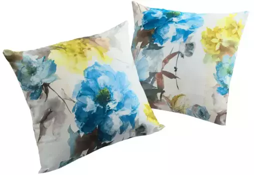 Вирт декоративная подушка "МОЛИНЕЛЛА", чехол на подушку без наполнения, 2 шт Wirth 40х60 см, синий