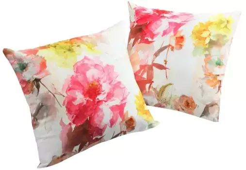 Вирт декоративная подушка "МОЛИНЕЛЛА", чехол на подушку без наполнения, 2 шт Wirth 40х60 см, розовый