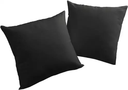 Вирт декоративная подушка "Ньюбери", чехол на подушку без наполнения, 2 шт Wirth 50х50 см, черный