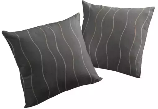 Вирт декоративная подушка "Сепино", чехол на подушку без наполнения, 2 шт Wirth 40х60 см, серый