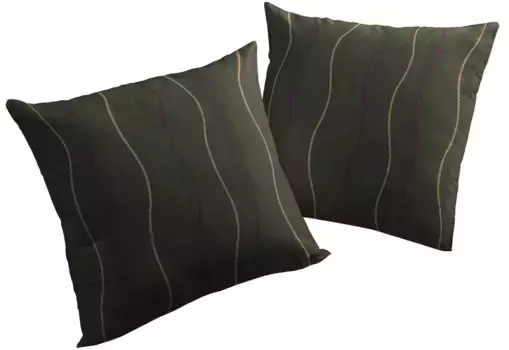 Вирт декоративная подушка "Сепино", чехол на подушку без наполнения, 2 шт Wirth 40х40 см, коричневый