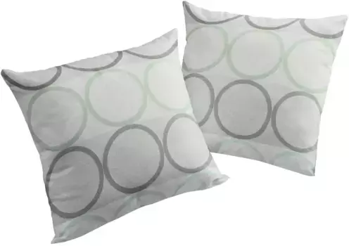 Вирт декоративная подушка "Zirbello", чехол без наполнителя, 2 шт Wirth 40х60 см, цвет mint + Kreise