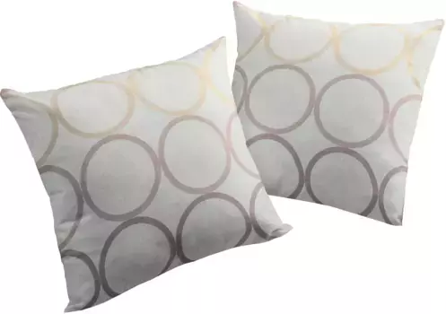 Вирт декоративная подушка "Zirbello", чехол без наполнителя, 2 шт Wirth 40х60 см, цвет ros/violett + Kreise