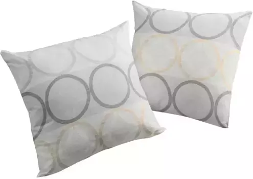 Вирт декоративная подушка "Zirbello", чехол без наполнителя, 2 шт Wirth 40х60 см, серый