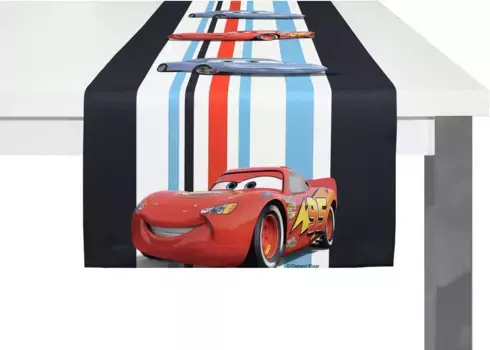 Вирт-дорожка на стол "Cars Stripes", (1 штука), Walt Disney Wirth 150х50 см, синий