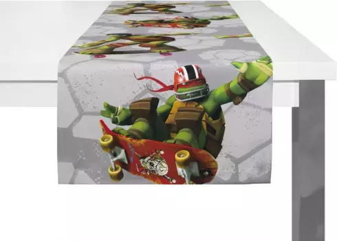 Вирт-настольный бегун "Черепахи", Уолт Дисней Wirth 150х50 см, серый