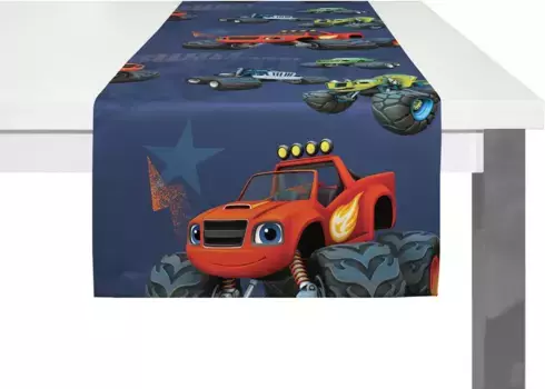 Вирт настольный бегун "Грузовики", Уолт Дисней Wirth 150х50 см, темно-синий