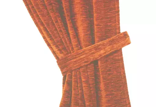 Вирт подхваты "Термо-Шенилл 288г/м", (2 шт.) Wirth 100х6 см, цвет terrakotta