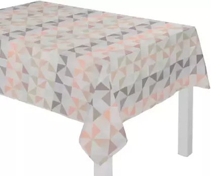 Вирт скатерть "БЕРЛАРЕ" Wirth 130х160 см, розовый/фиолетовый