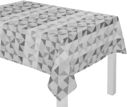 Вирт скатерть "БЕРЛАРЕ" Wirth 130х160 см, темно-серый