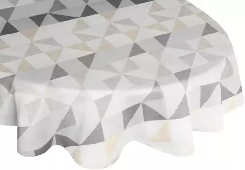 Вирт скатерть "БЕРЛАРЕ" Wirth 130х190 см, светло-серый