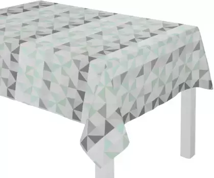 Вирт скатерть "БЕРЛАРЕ" Wirth 130х220 см, цвет mint