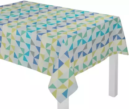 Вирт скатерть "БЕРЛАРЕ" Wirth 130х220 см, цвет blau/grn