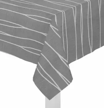 Вирт скатерть "ДАЛЛАС" Wirth 120х120 см, черный