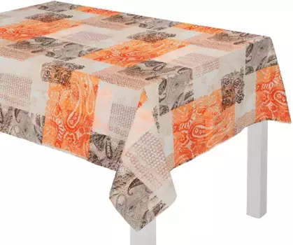 Вирт скатерть "ЙОЛАНДА" Wirth 85х85 см, цвет orange