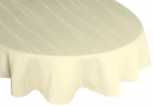 Вирт скатерть "LANGWASSER", овал Wirth 130х190 см, бежевый