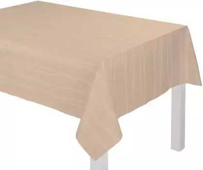 Вирт скатерть "LANGWASSER" Wirth 120х120 см, серо-коричневый