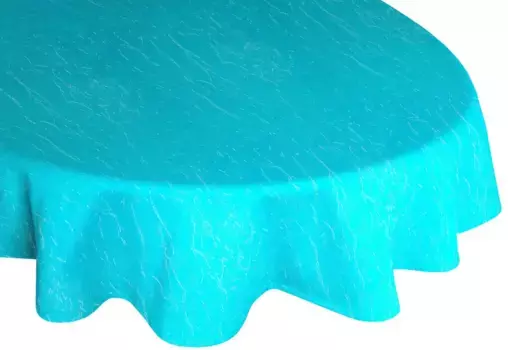Вирт-скатерть "Ланштайн", овал Wirth 130х190 см, бирюзовый