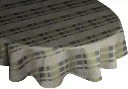 Вирт скатерть "LAUFENBERG", овал Wirth 130х190 см, зеленый