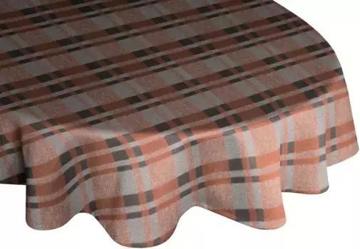 Вирт скатерть "LAUFENBERG", овал Wirth 130х190 см, цвет terrakotta