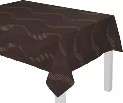 Вирт скатерть "LUPARA" Wirth 130х160 см, коричневый