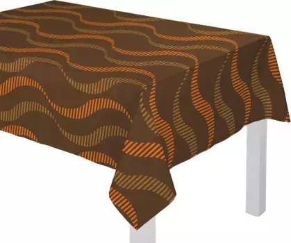 Вирт скатерть "LUPARA" Wirth 130х190 см, цвет orange