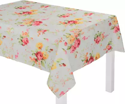 Вирт скатерть "MONTROSE", овал Wirth 120х120 см, красно-желтый