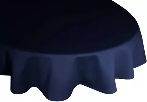 Вирт скатерть "НЬЮБЕРИ", овал Wirth 120х160 см, цвет nachtblau