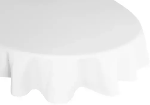 Вирт скатерть "НЬЮБЕРИ", овал Wirth 130х190 см, белый