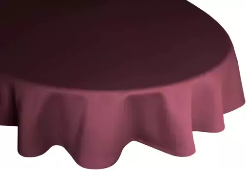 Вирт скатерть "НЬЮБЕРИ", овал Wirth 130х190 см, цвет aubergine