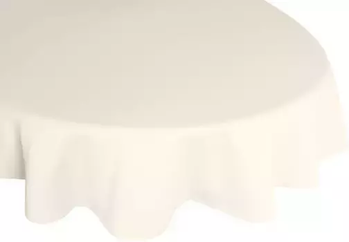 Вирт скатерть "НЬЮБЕРИ", овал Wirth 130х190 см, цвет creme