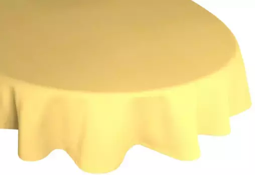Вирт-скатерть "Нойфарн", овал Wirth 130х190 см, цвет gelb