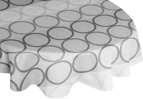 Вирт скатерть "ZIRBELLO" Wirth 130х190 см, темно-серый