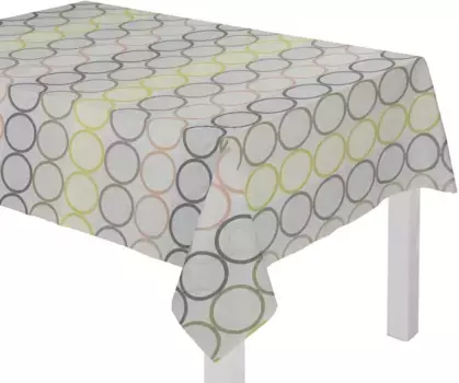 Вирт скатерть "ZIRBELLO" Wirth 130х220 см, зеленый