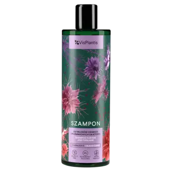 Vis Plantis Bawena шампунь для тонких и безобъемных волос с черным тмином, хлопком и льном, 400 мл