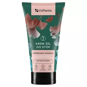 Vis Plantis Освежающий и охлаждающий крем-гель для ног с гинкго билоба, Elfa Pharm