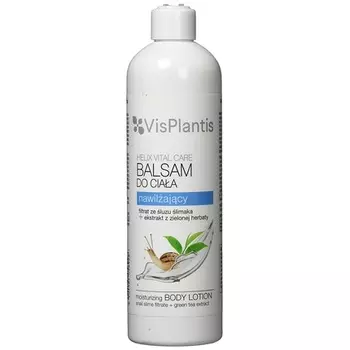 Vis Plantis Увлажняющий лосьон для тела с фильтратом улитки и экстрактом зеленого чая 400г