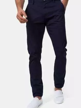 Вишневые брюки чинос Indicode, синий