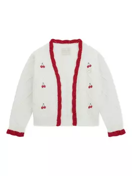 Вишневый кардиган guess kids, белый