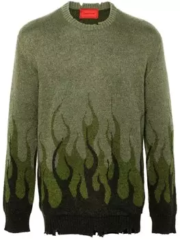 Vision Of Super жаккардовый свитер, зеленый