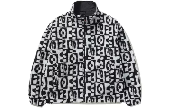 Vision Street Wear Пальто на бархатной основе унисекс, черное, белое