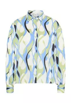 Вискозная блузка OVERSIZE FIT ETERNA, цвет Azurblau