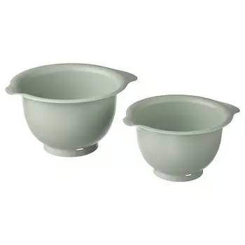 VISPAD Чаша для взбивания, 2 шт., бледно-зеленая IKEA
