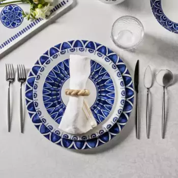 Vista Alegre Набор столовой посуды Azure Lux из 20 предметов, синий