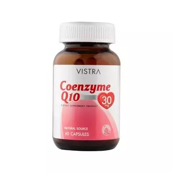 Vistra Коэнзим Q10 Plus60 капсул, Yellow